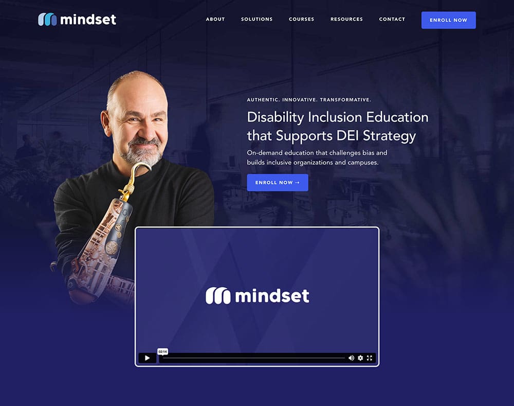 Web Design for Mindset DEI