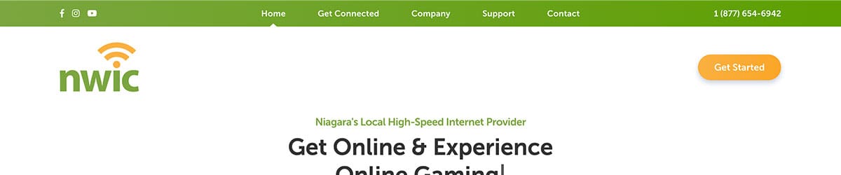 NWIC - Niagara Wireless Internet Co. Website