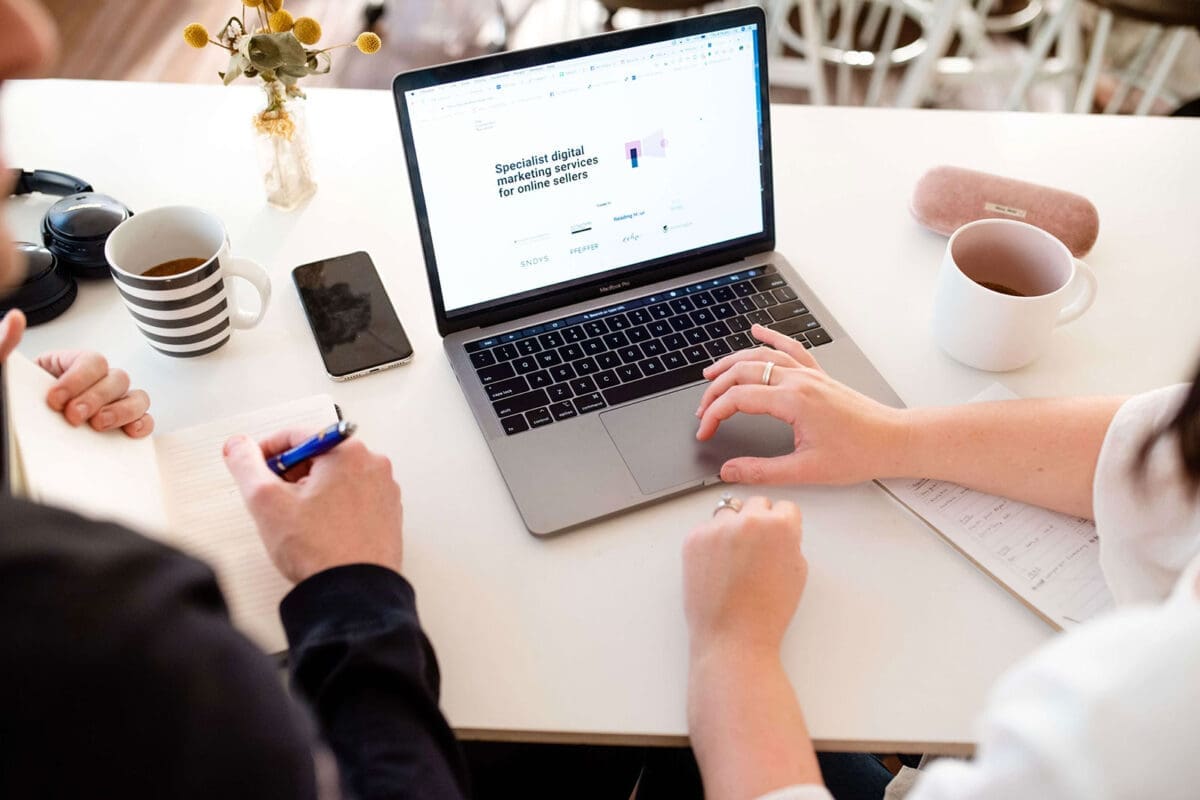 How much does a website cost - people looking at computer screen